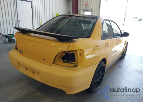 2003 Subaru Impreza Wrx z USA, uszkodzony, nr VIN JF1GD29673G504018